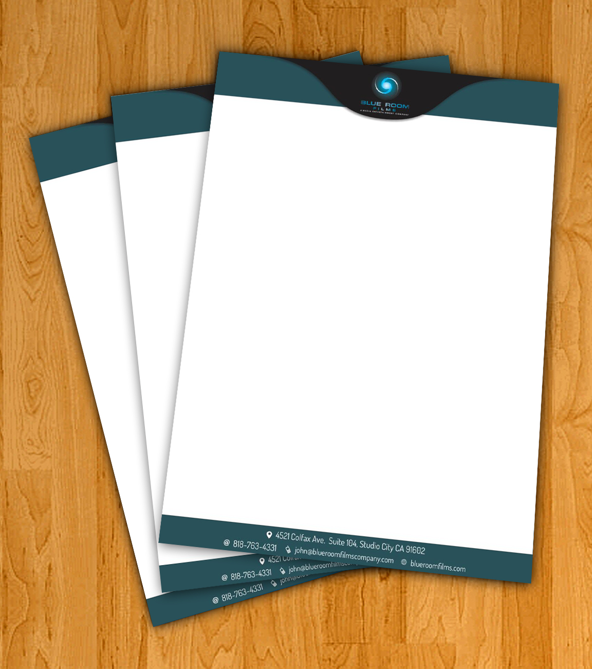 Letterhead Design by HollyBlue Studio for Another Story Productions | Design #4473306