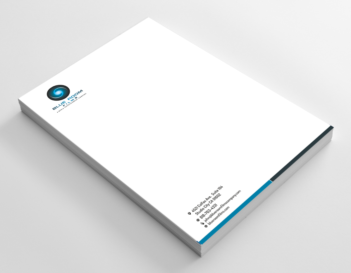 Letterhead Design by HollyBlue Studio for Another Story Productions | Design #4494598