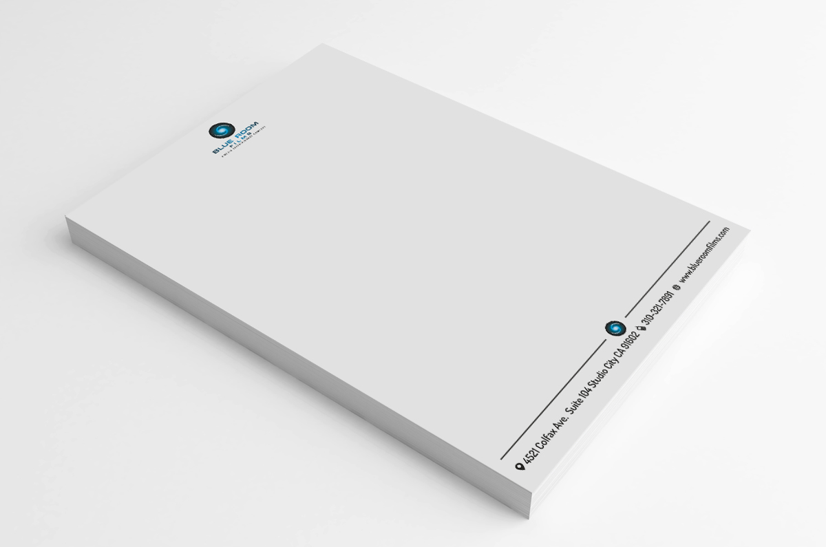 Letterhead Design by HollyBlue Studio for Another Story Productions | Design #4496603