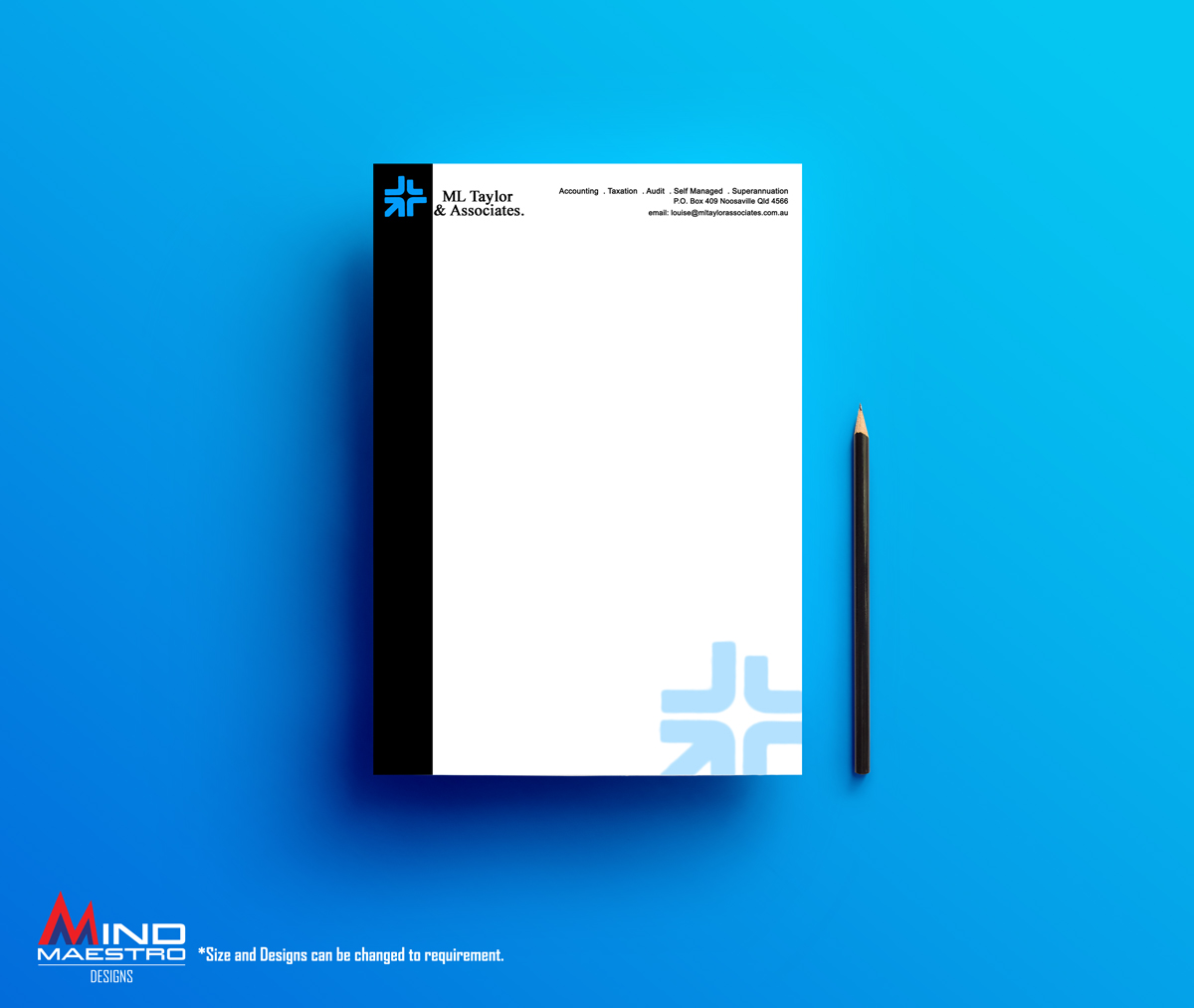 Letterhead Design by Mind Maestro for this project | Design #4479724