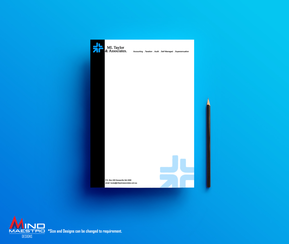 Letterhead Design by Mind Maestro for this project | Design #4479747