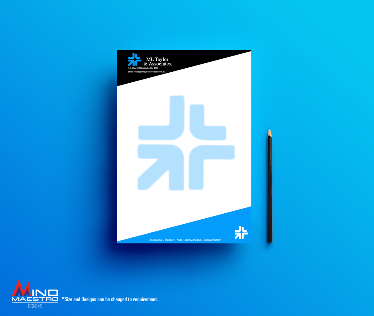 Letterhead Design by Mind Maestro for this project | Design #4479769