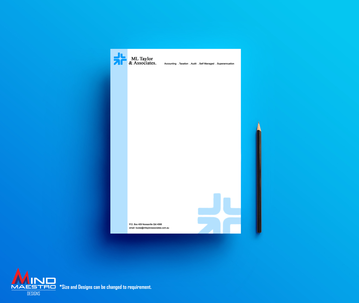 Letterhead Design by Mind Maestro for this project | Design #4486142