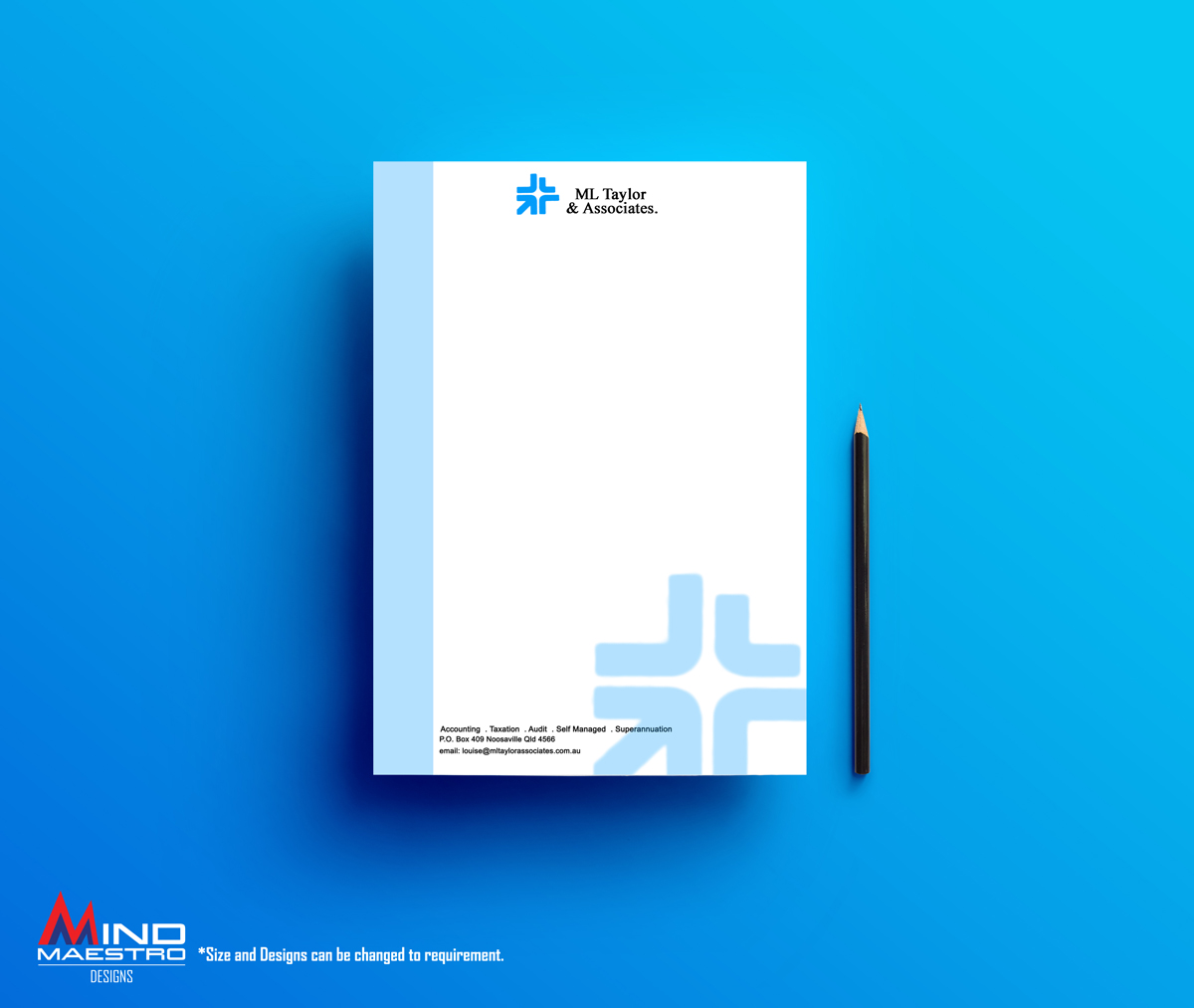 Letterhead Design by Mind Maestro for this project | Design #4486156