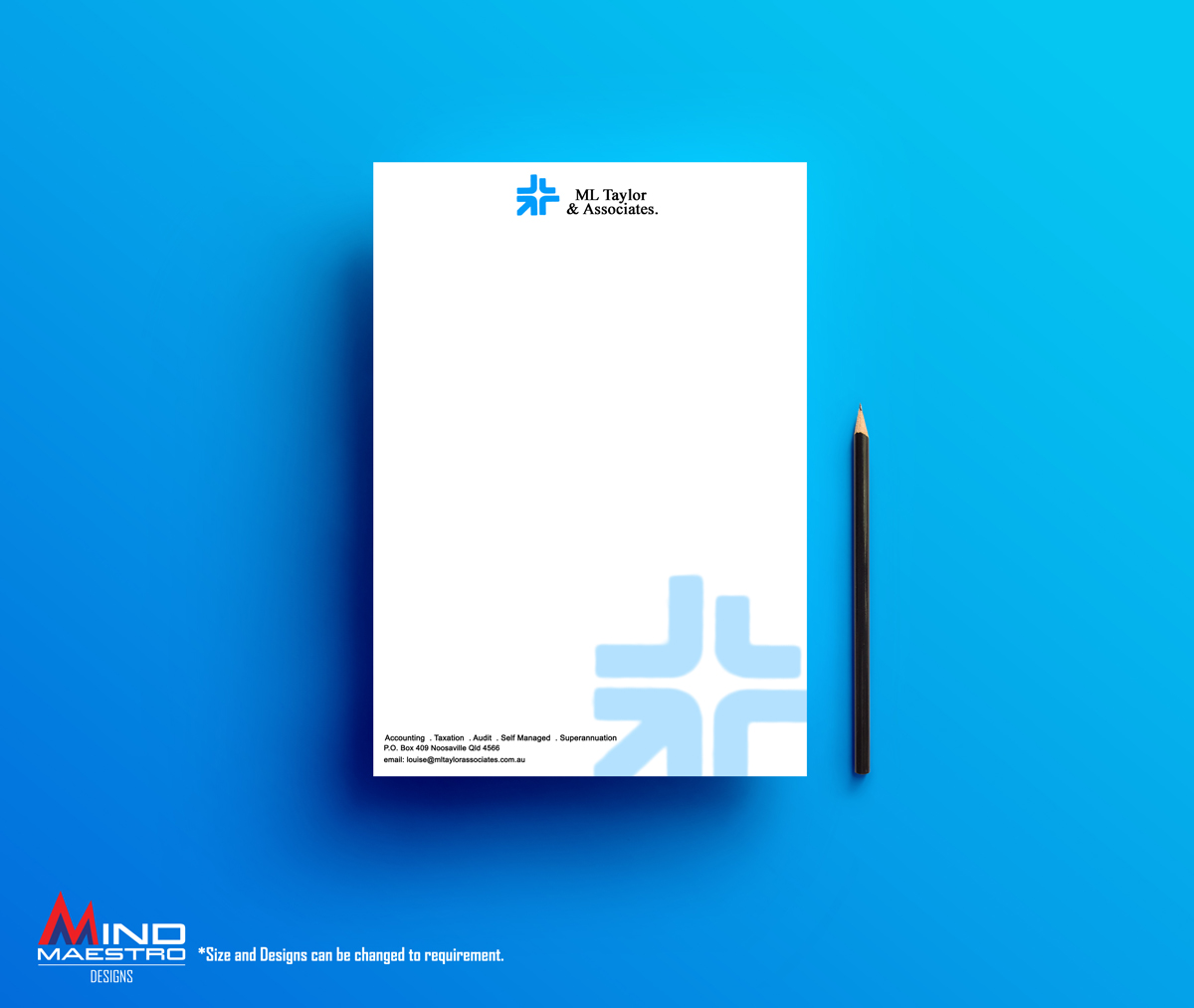 Letterhead Design by Mind Maestro for this project | Design #4486163