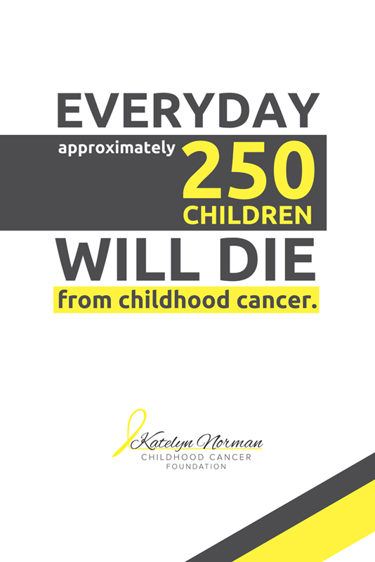 Poster-Design von ketoprofen für Katelyn Norman Childhood Cancer Foundation | Design #4507814