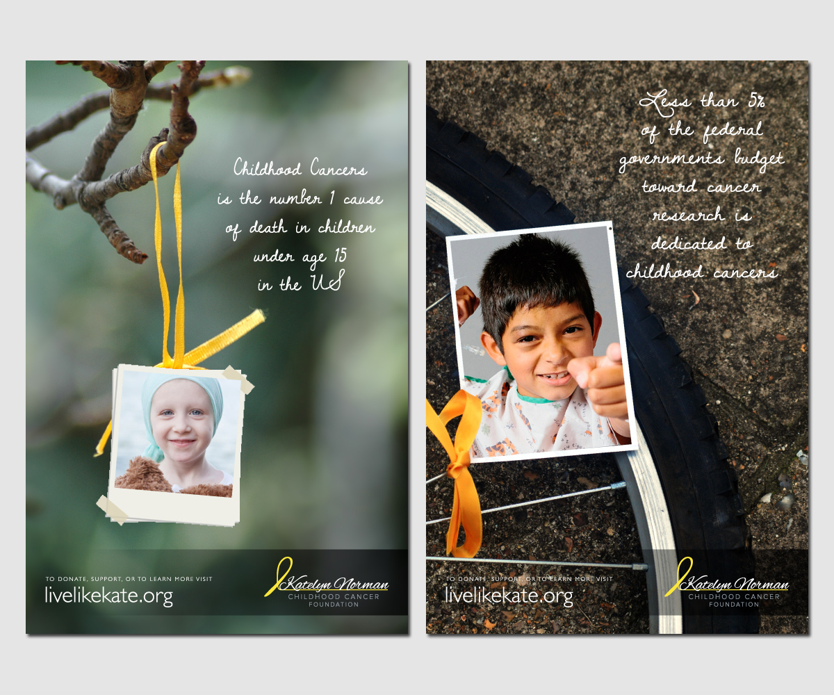 Poster Design by Plimsoll Line for Katelyn Norman Childhood Cancer Foundation | Design: #4506664
