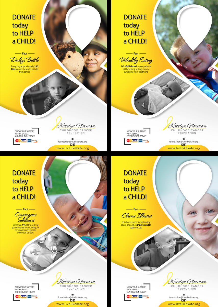 Poster-Design von AQKhan für Katelyn Norman Childhood Cancer Foundation | Design #4480271