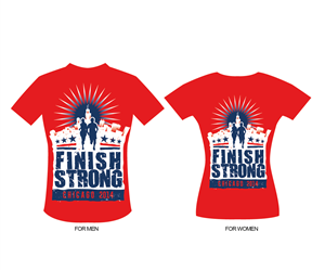 T-shirt Design for Chicago Marathon | Diseño Vectorizado por GliderGraphx
