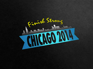 T-shirt Design for Chicago Marathon | Diseño Vectorizado por madeli