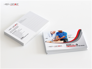 The Epi-Center for Emergency Training + Event Safety Post Card | Postcard Design by LR Design