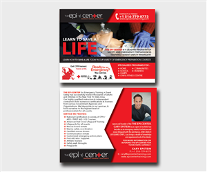 The Epi-Center for Emergency Training + Event Safety Post Card | Diseño de Postal por mcoco