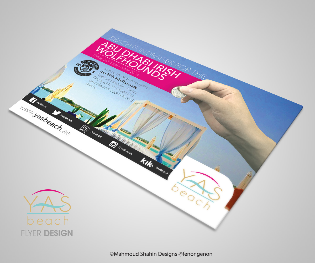 Flyer Design by Mahmoud Shahin for this project | Design #4472904