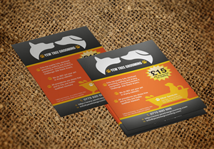 Dog Grooming Flyer Design | Flyer Design by Sergio Coelho