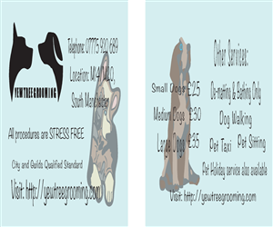 Flyer Design by staffertonmultimedia for Yew Tree Dog Grooming | Design: #4485560