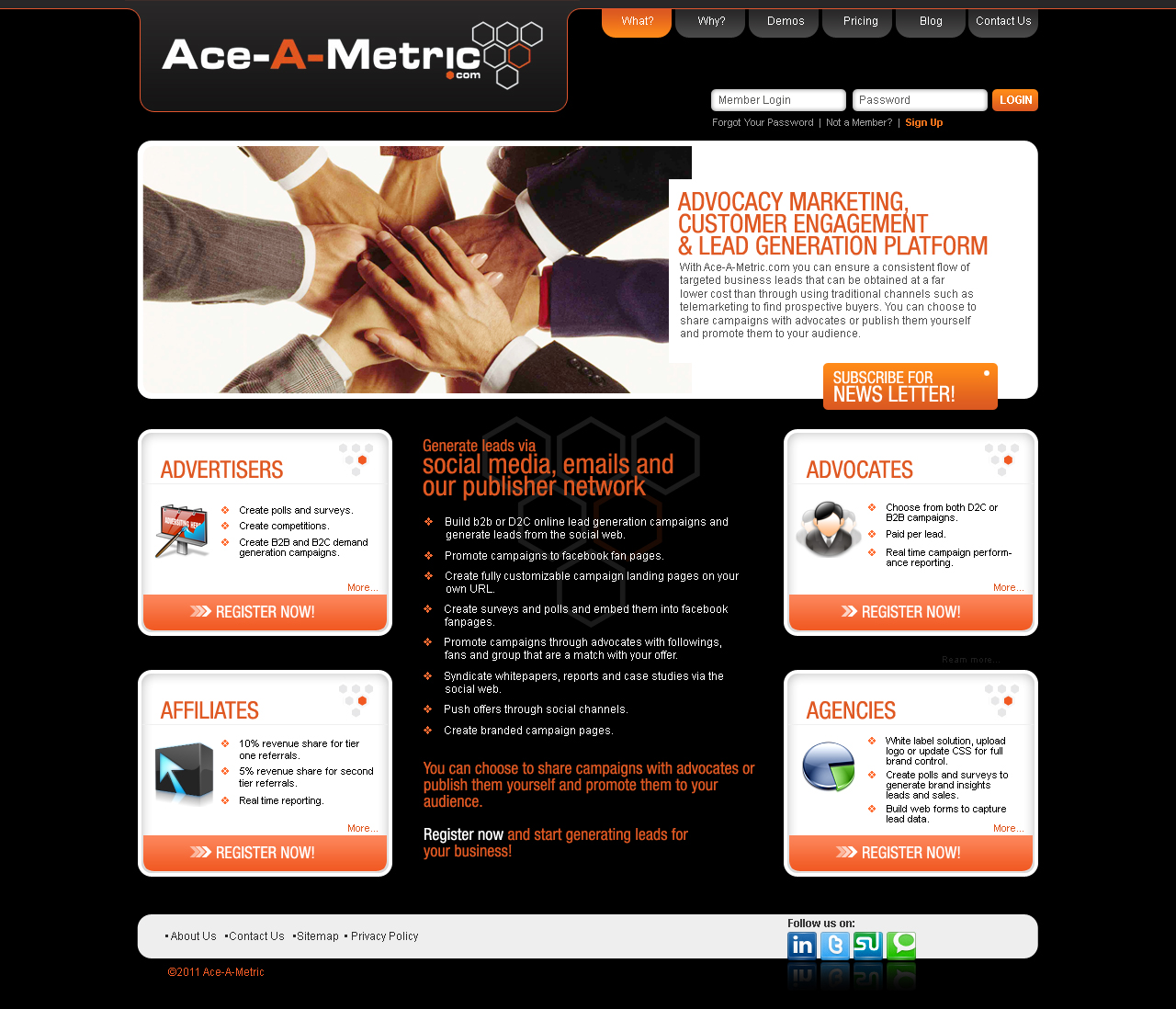 Web Design by DESIGNERS.dairy for Communitize | Design #198187