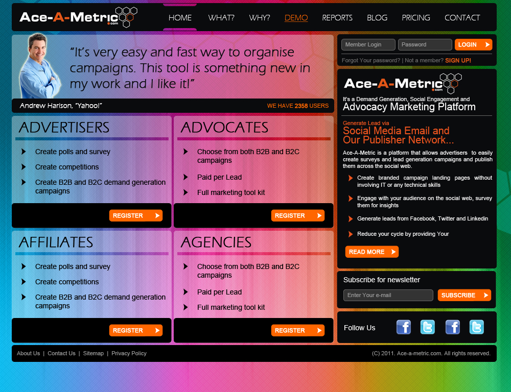 Web Design par MariusL pour Communitize | Design #199797