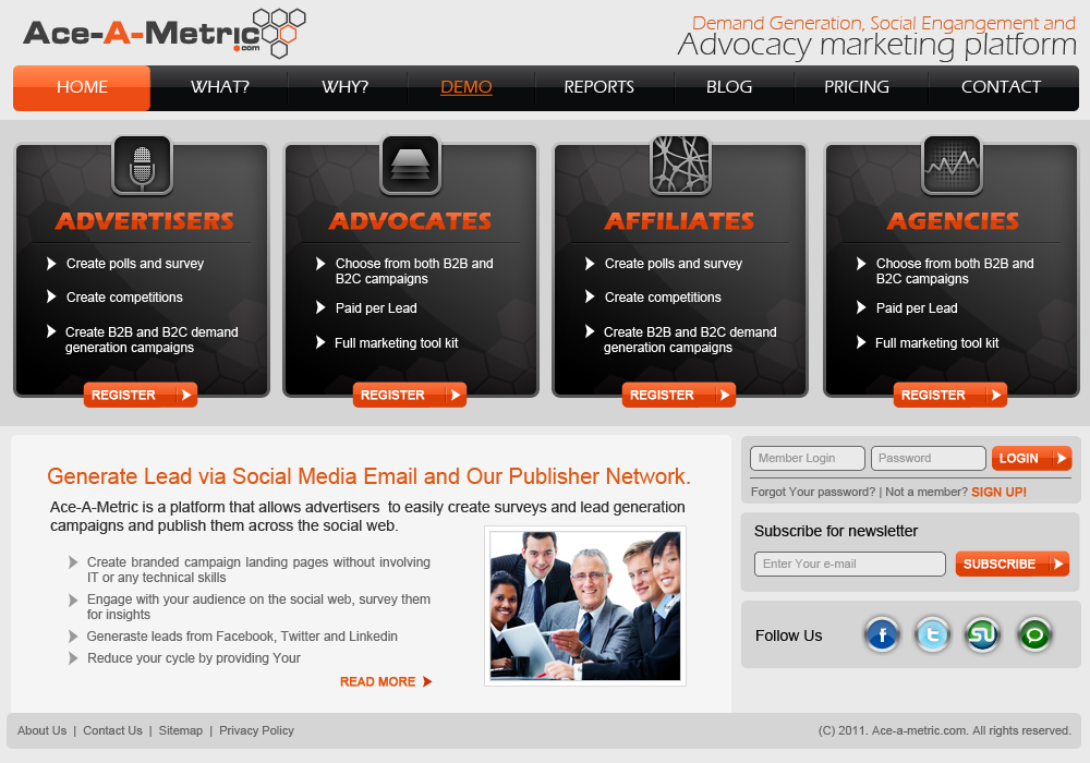 Web Design by MariusL for Communitize | Design #203278