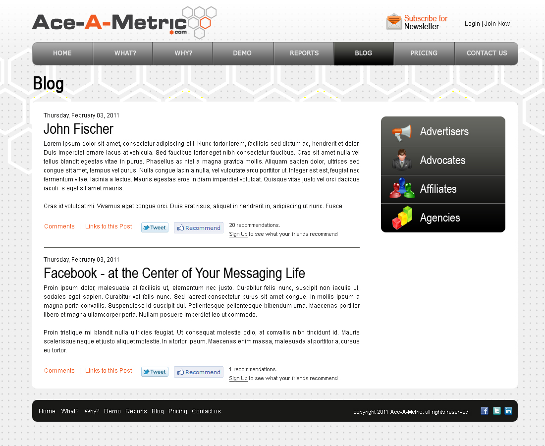 Web Design by James for Communitize | Design #203492