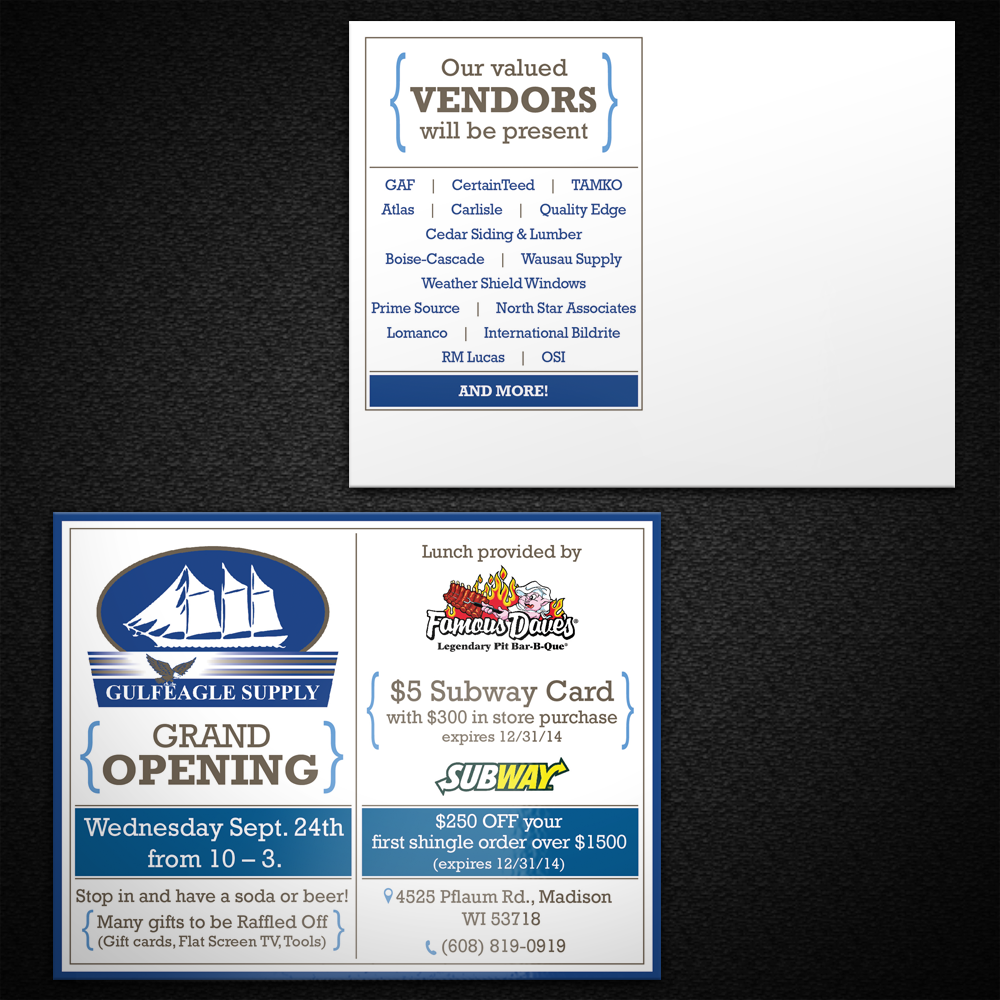 Postcard Design by Mon01 for this project | Design #4485687
