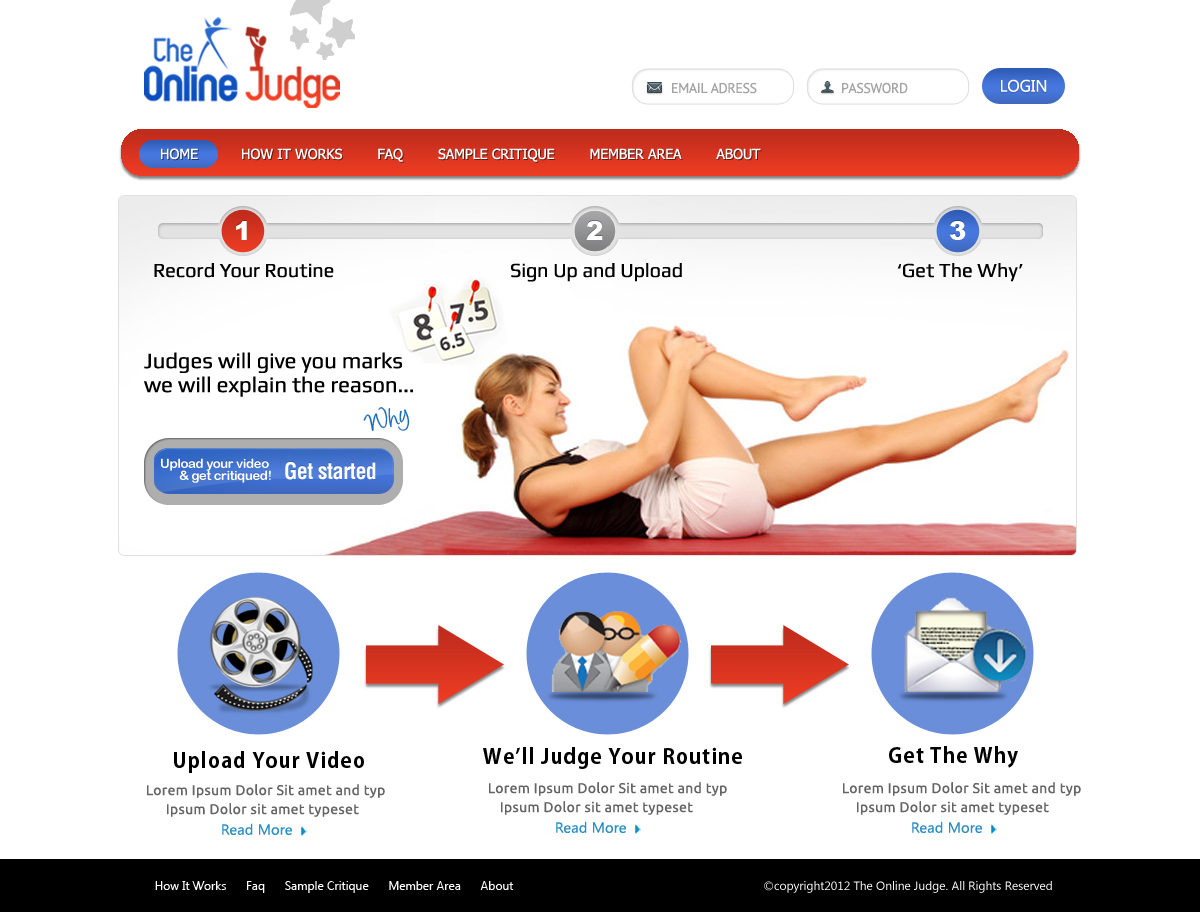 Web Design par OM pour ce projet | Design #1283995