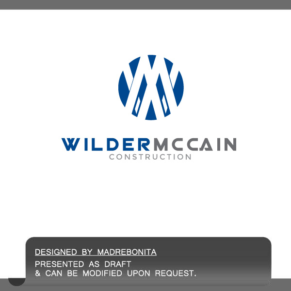 Logo Design by madrebonita for Wilder McClain Construction | Design #4529025