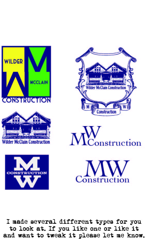 Logo Design by R.Nichols for Wilder McClain Construction | Design #4491324