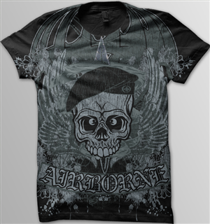 Airborne | T-shirt Design by BABLEO