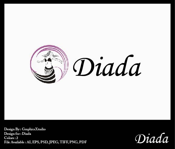 Diseño de Logo por GraphicsXtudio para The Bellydance School "Diada" | Diseño #4478081