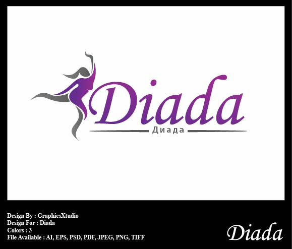 Logo Design by GraphicsXtudio for The Bellydance School "Diada" | Design #4487375