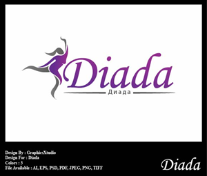 Logo Design by GraphicsXtudio for The Bellydance School "Diada" | Design: #4487375