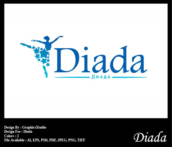Diseño de Logo por GraphicsXtudio para The Bellydance School "Diada" | Diseño #4487381