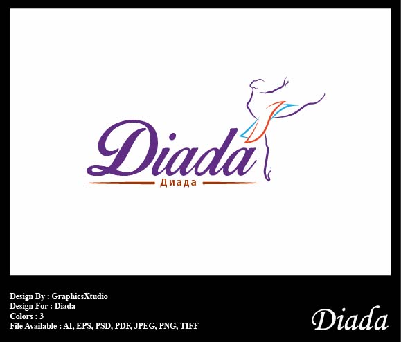 Logo Design by GraphicsXtudio for The Bellydance School "Diada" | Design #4487387