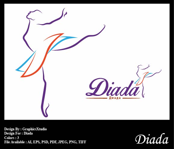 Design de Logo par GraphicsXtudio pour The Bellydance School "Diada" | Design #4487393