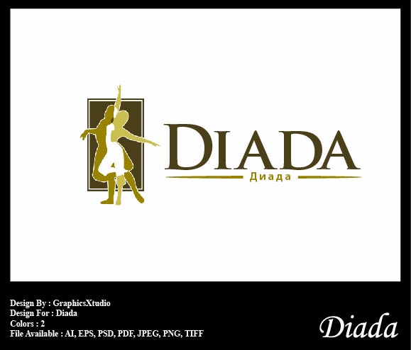 Diseño de Logo por GraphicsXtudio para The Bellydance School "Diada" | Diseño #4487395