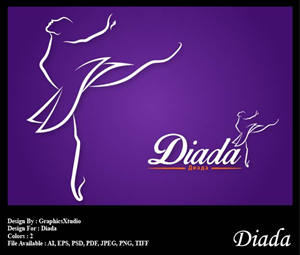 Logo Design by GraphicsXtudio for The Bellydance School "Diada" | Design: #4488018