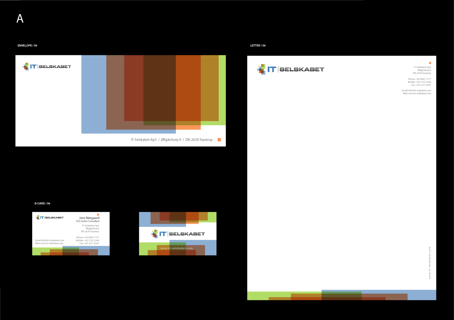 Stationery Design by TheNetMenCorp for IT -Selskabet ApS | Design #6447