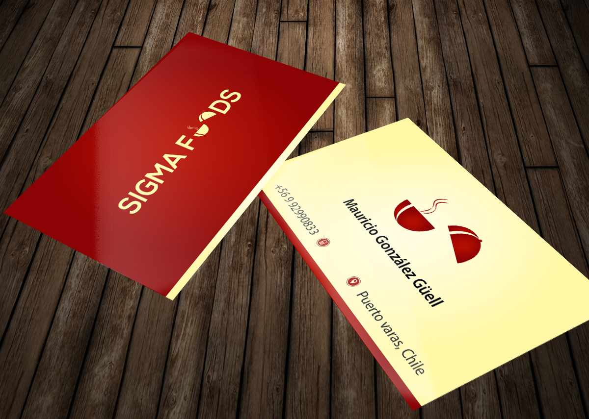 Design de Carte de Visite par Aaaron pour Sigmafoods | Design #4505151