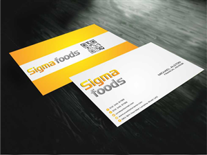 Design de Carte de Visite par AwsomeD pour Sigmafoods | Design : #4479340