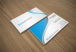 Design de Carte de Visite par szabist pour Sigmafoods | Design : #4478408