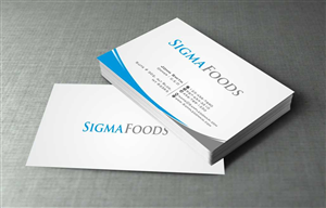 Design de Carte de Visite par szabist pour Sigmafoods | Design : #4478411