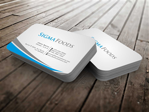 Design de Carte de Visite par szabist pour Sigmafoods | Design : #4478413