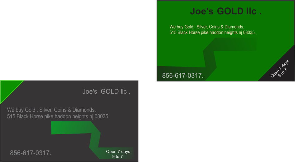 Visitenkarten-Design von jyoti23 für joe'' cash for gold llc | Design #4490216