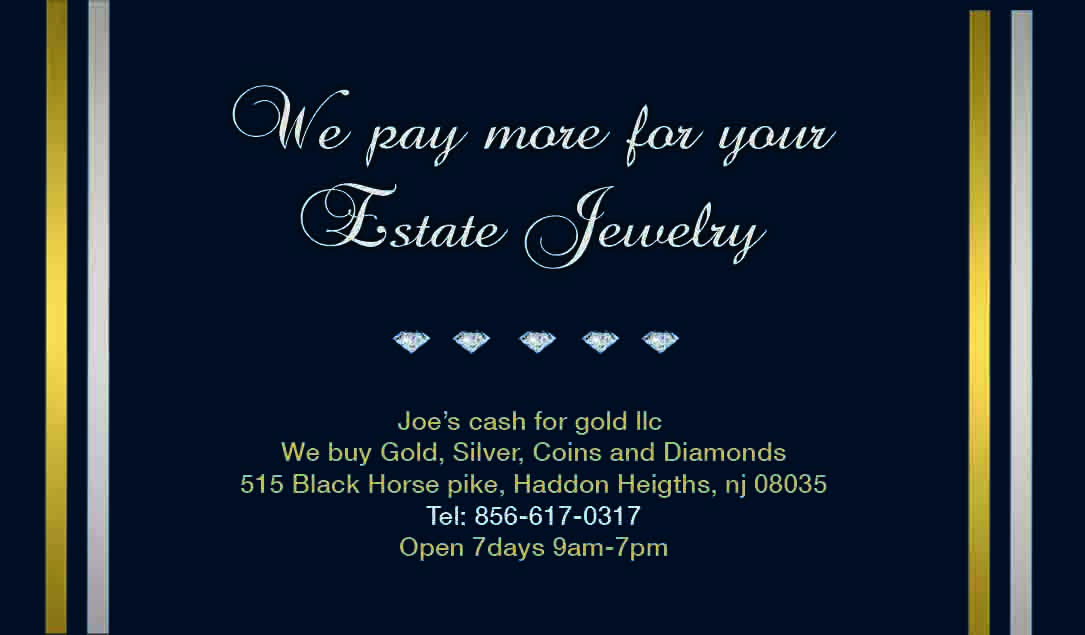 Business Card Design by Pure Designer for joe'' cash for gold llc | Design #4483350