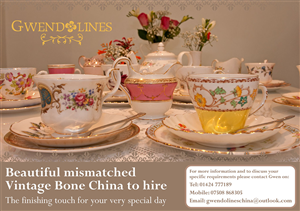Gwendolines Vintage China Hire | Flyer-Design von mcky//design