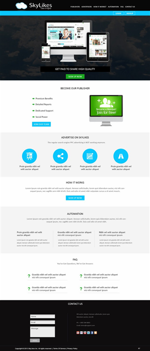Web Design by pb for this project | Design: #4485935