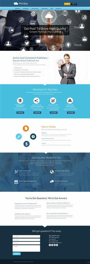 Web Design by pb for this project | Design: #4485939