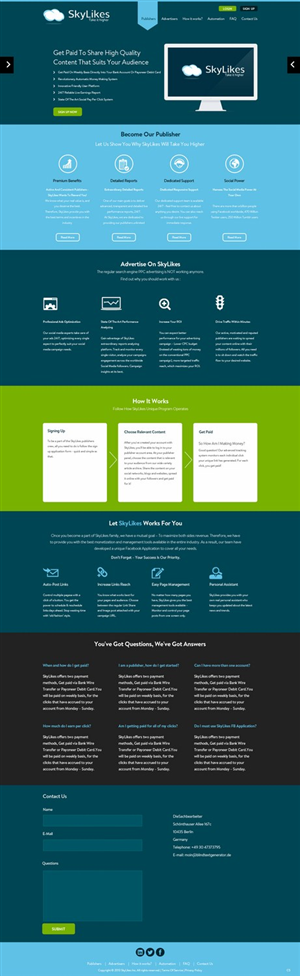 Web Design by pb for this project | Design: #4492294