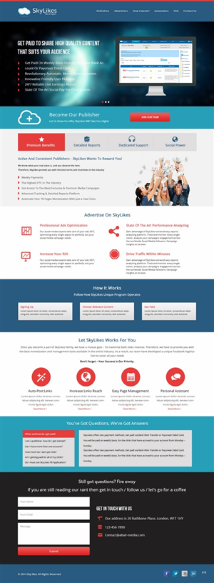 Web Design by pb for this project | Design: #4492298