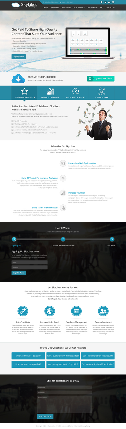 Web Design by OM for this project | Design #4491994